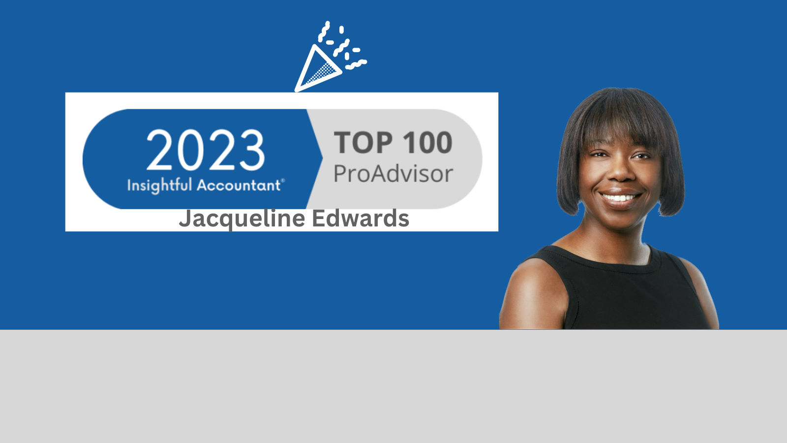 Jacqueline Edwards Top 100 ProAdvisor Recipient Award